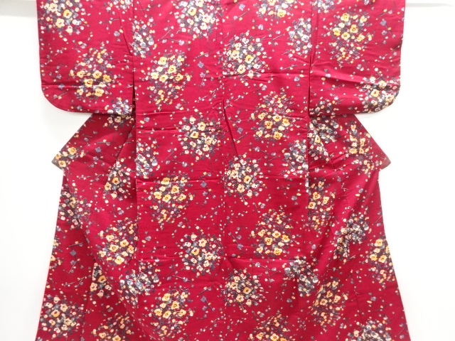 JAPANESE KIMONO / ANTIQUE KIMONO / COTTON / UME 